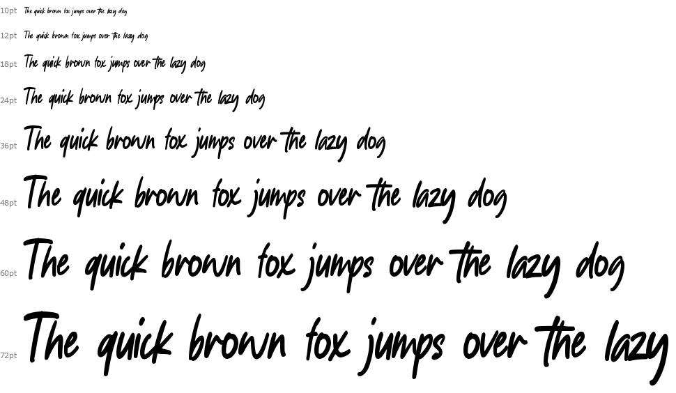 Timeless Notes font Waterfall