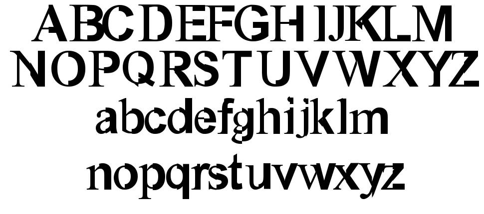 Times New Arial font specimens
