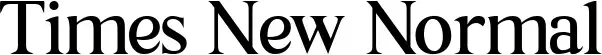 Times New Normal