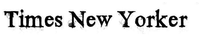 Times New Yorker písmo