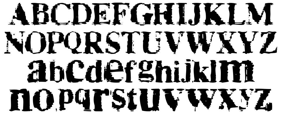 Times No Roman písmo Exempláře