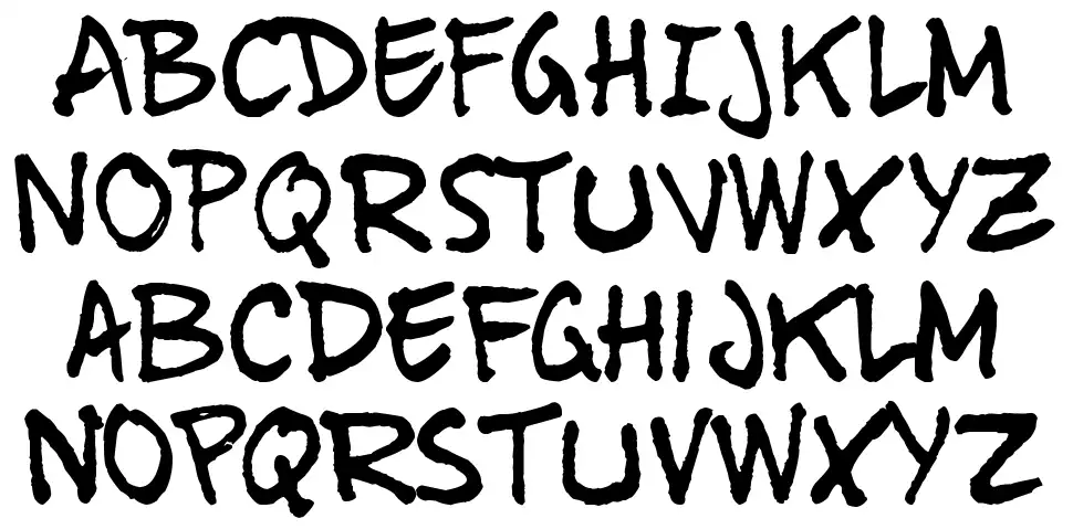 Tinet font specimens