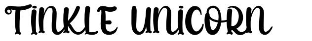 Tinkle Unicorn font
