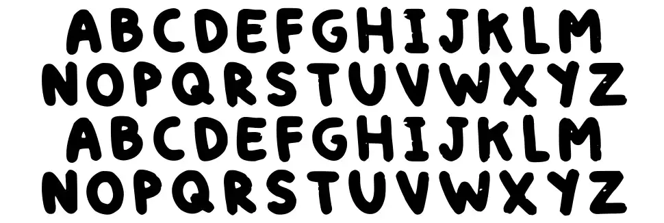 Tiny Chalk Schriftart zum kostenlosen Download