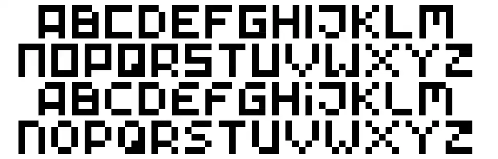 Tiny Pixyfont specimens