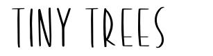 Tiny Trees písmo