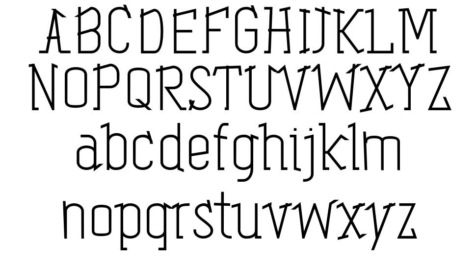 Tipals font specimens
