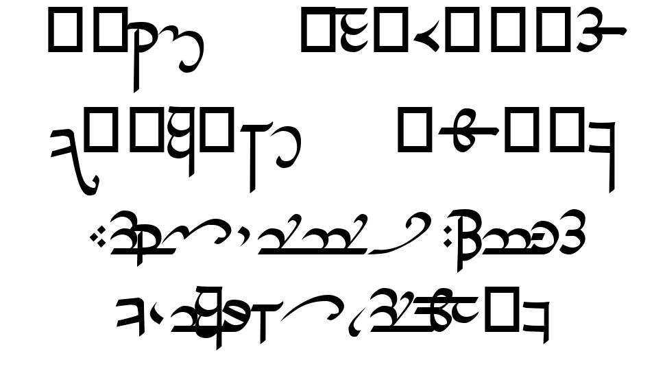 Tirion Sarati フォント 標本