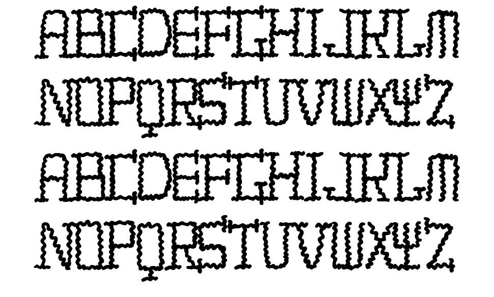 Tiritona font specimens