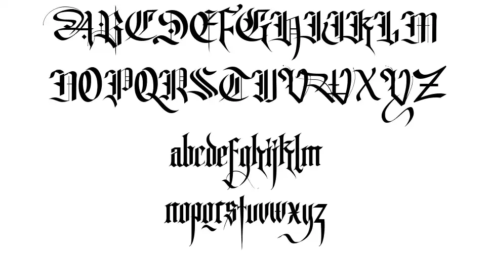 Tiskfont specimens