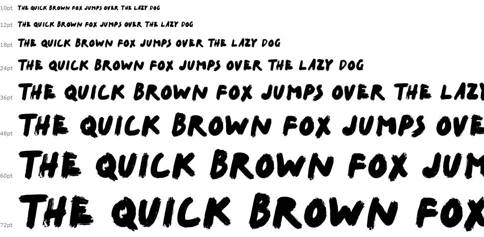 Title Brush XL font Şelale