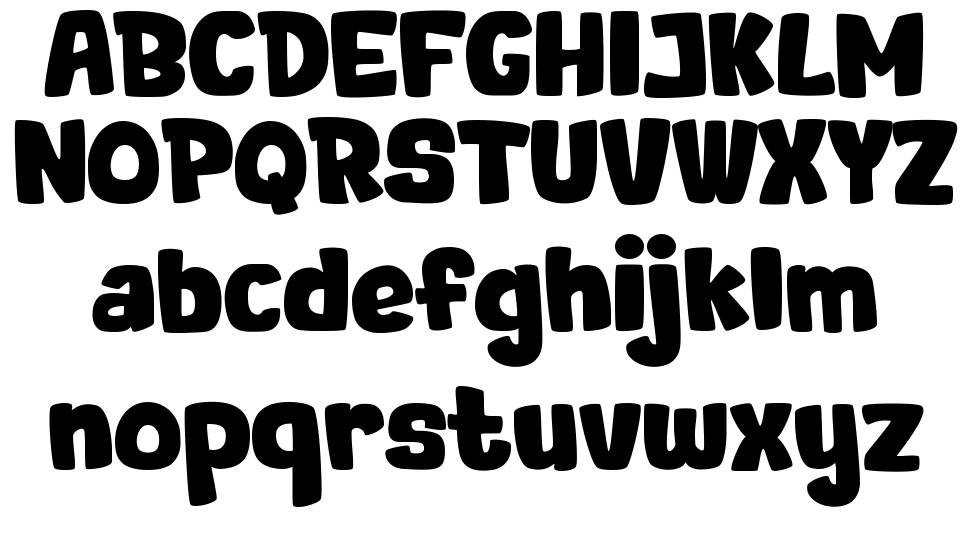 Toadler font Örnekler