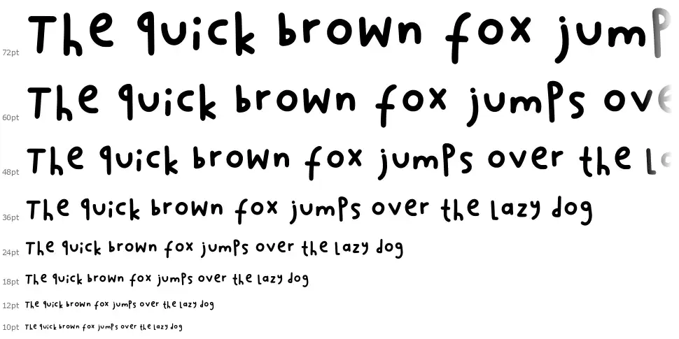 Todayfont1font waterfall