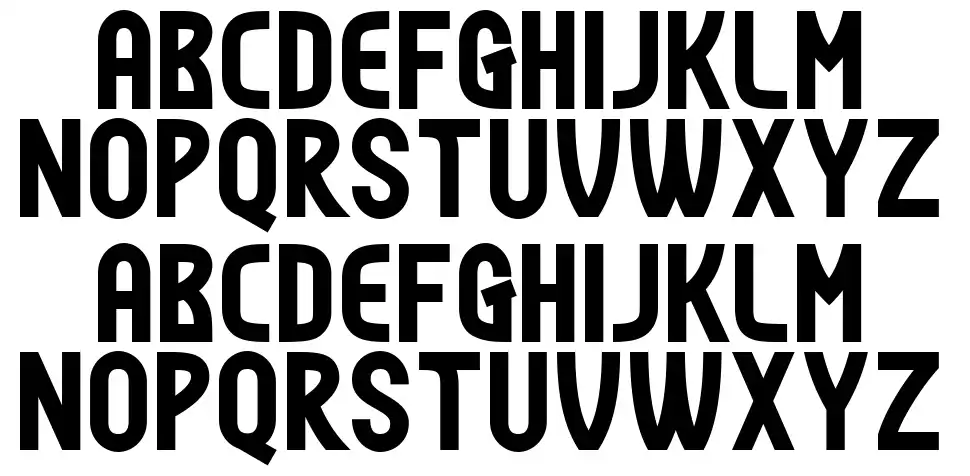 Todays font specimens