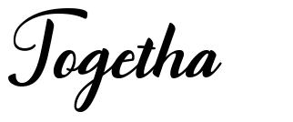 Togetha шрифт