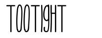 TooTight шрифт
