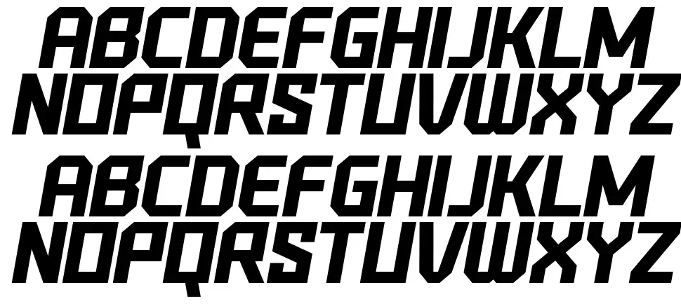 Top Show font specimens