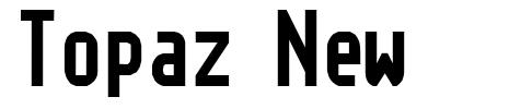 Topaz New шрифт