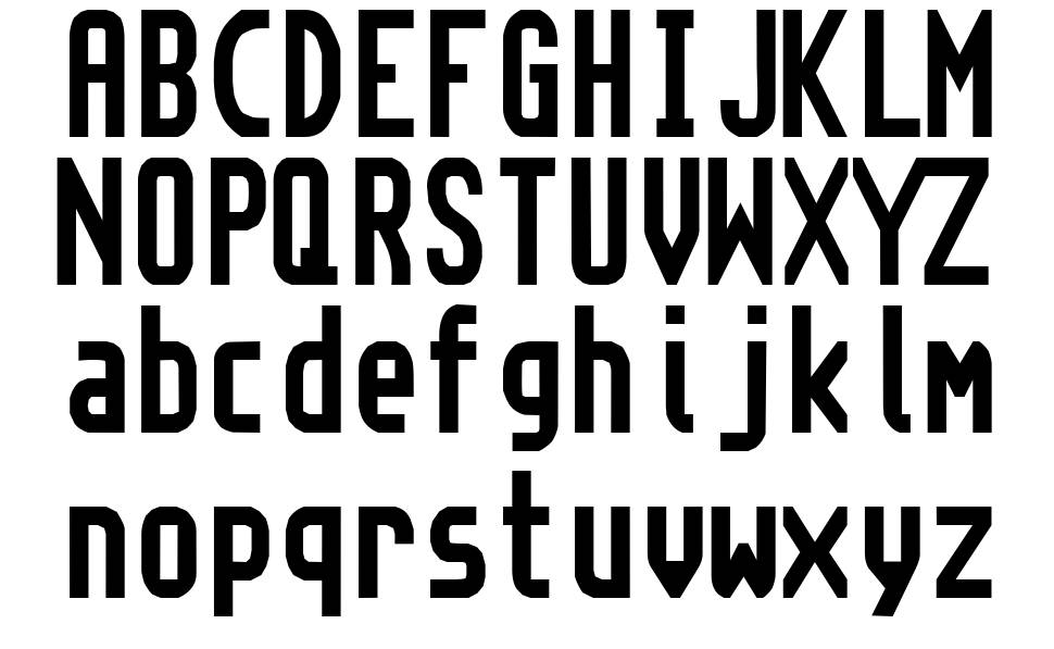 Topaz New font specimens