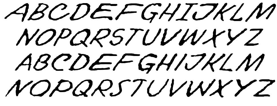 Topuz font specimens