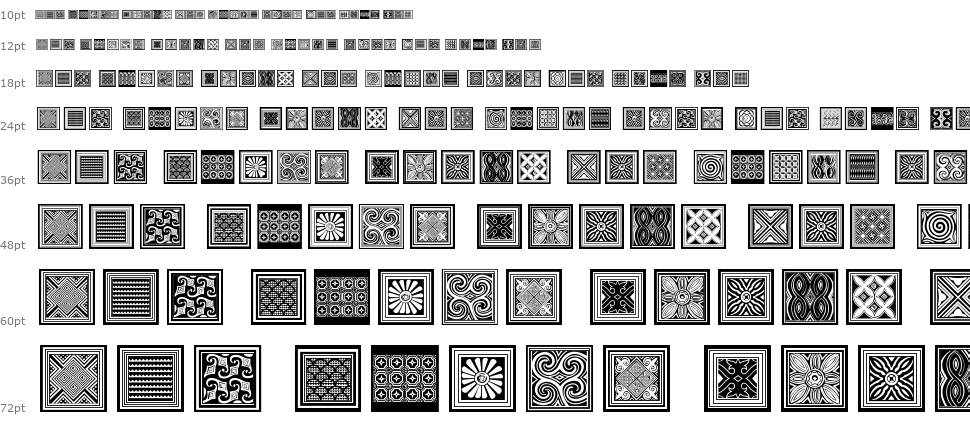 Torajamatra font Şelale