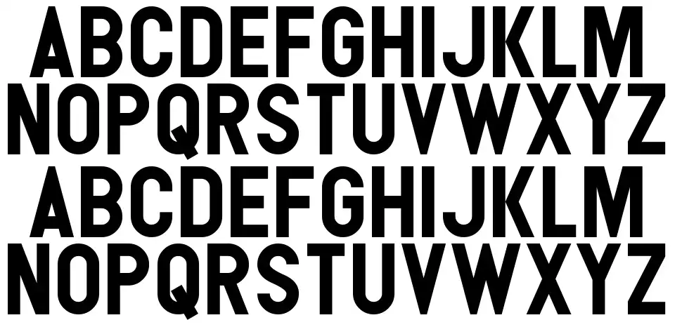 Torque Sensefont specimens