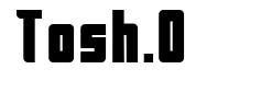 Tosh.0 шрифт