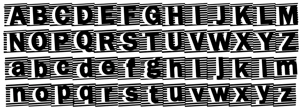 Total Event font specimens