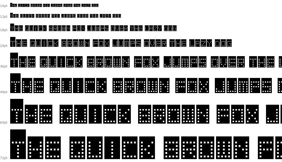 Tower Block font Şelale