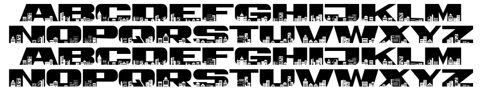 Townscapefont specimens