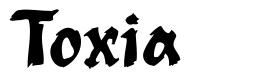 Toxia шрифт