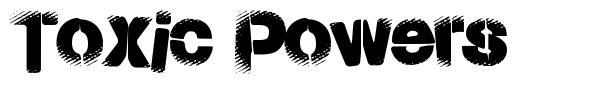 Toxic Powers 字形