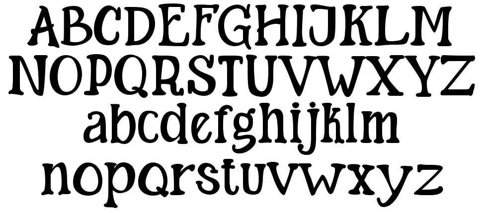 Toxic Pumpkinfont specimens