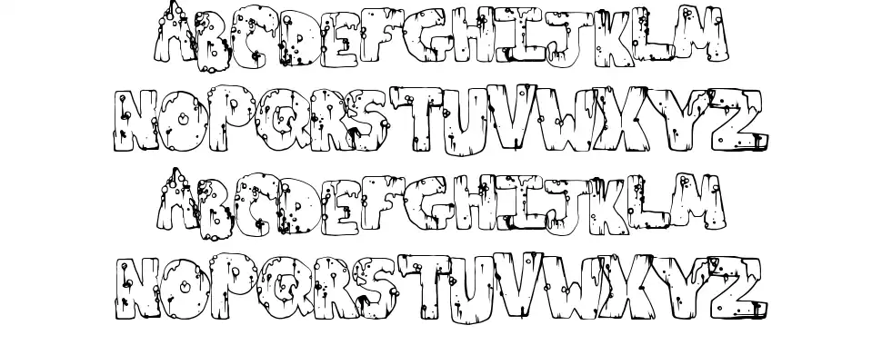 Toxic Wastefont specimens