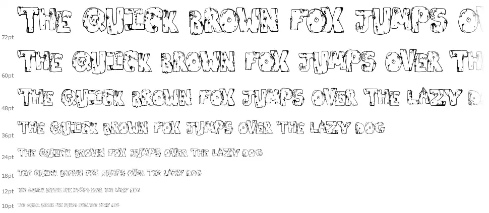 Toxic Wastefont waterfall