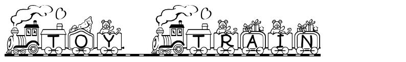 Toy Train schriftart