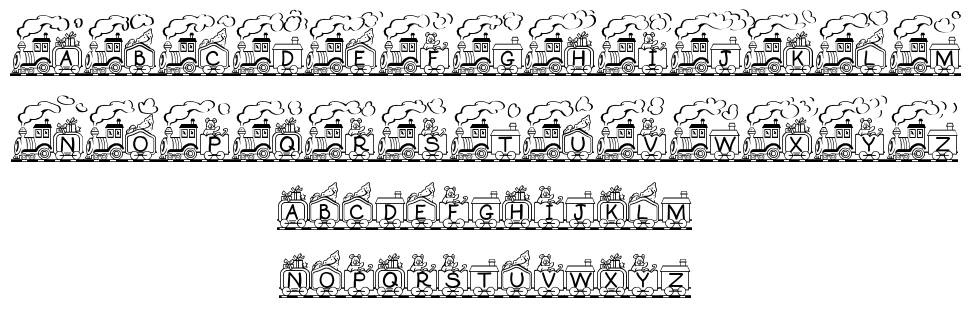 Toy Train 字形 标本