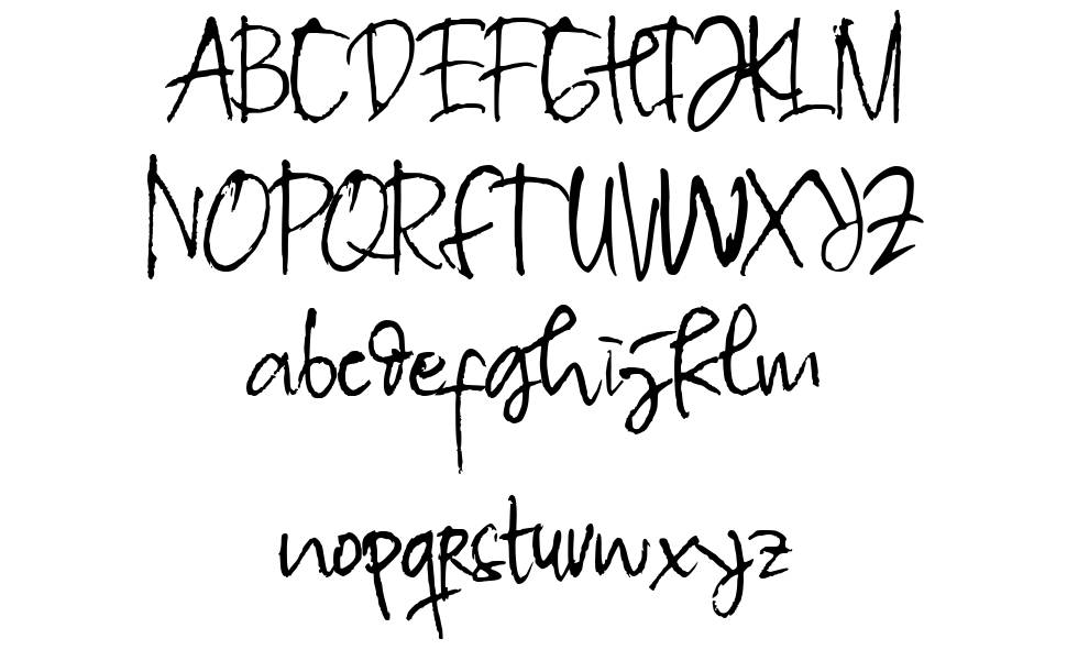 Tracer Script font specimens