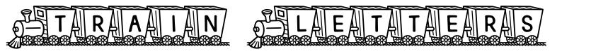Train Letters font
