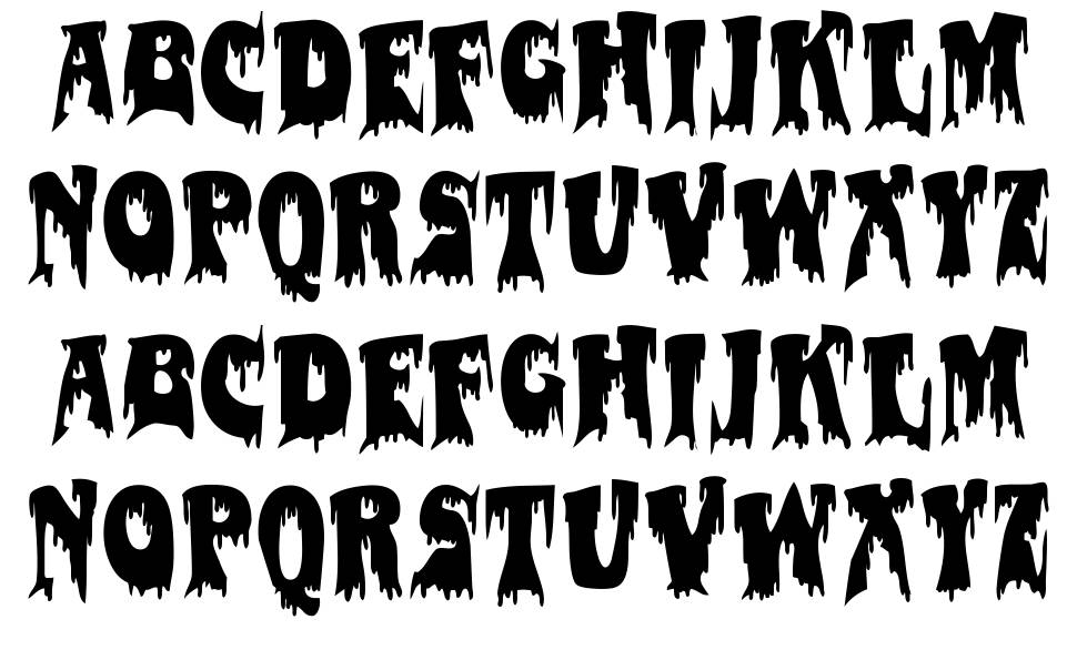 Transilvania font specimens