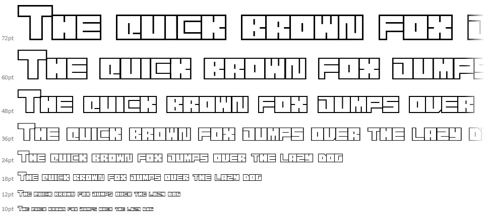 Transuraniumfont waterfall