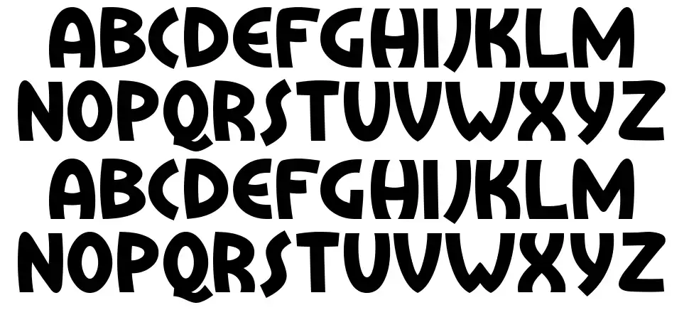 Treasure Islandfont specimens