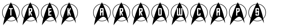 Trek Arrowcaps font