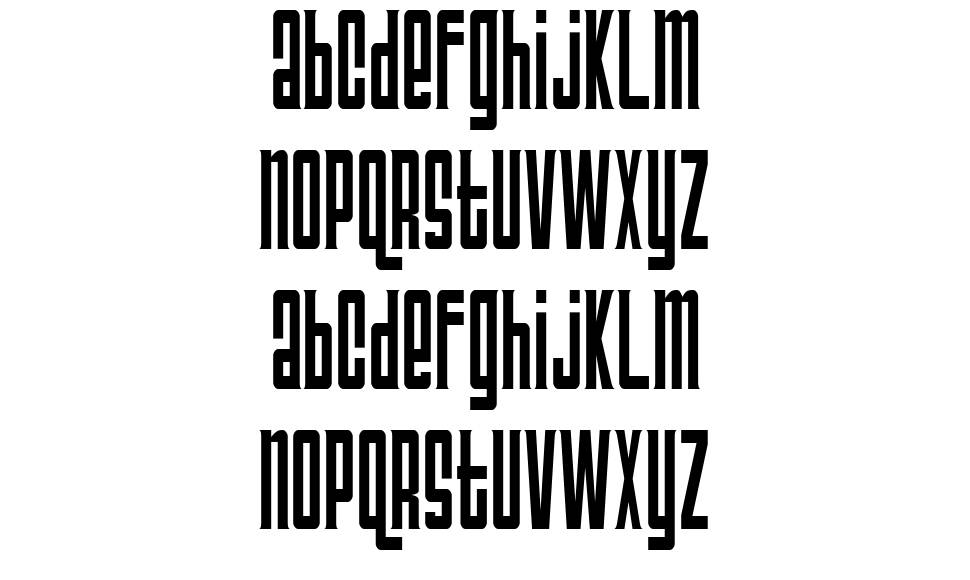 TriacSeventyOne-Regular font specimens