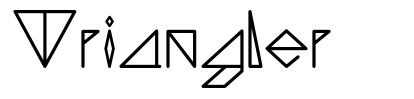 Triangler шрифт