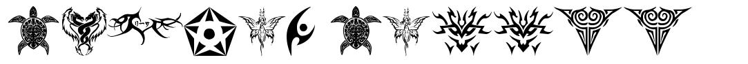 Tribal Tattoo 字形