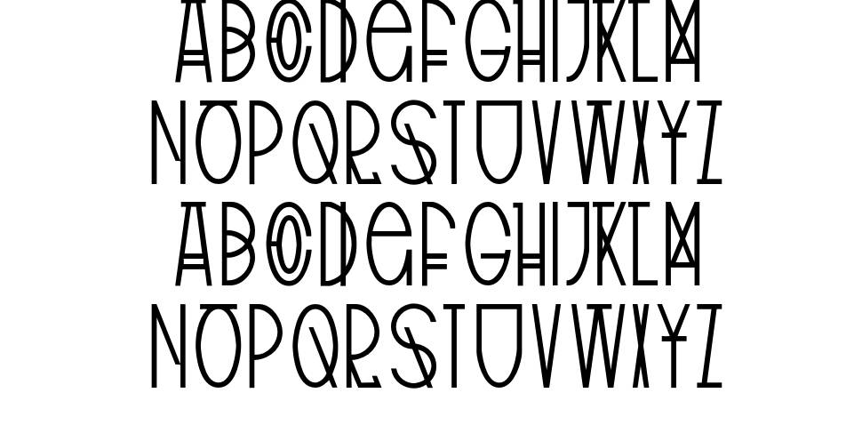 Tribal Type font specimens