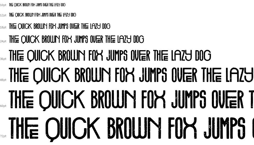 Triciclo Vintage font Waterfall