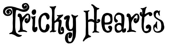 Tricky Hearts шрифт