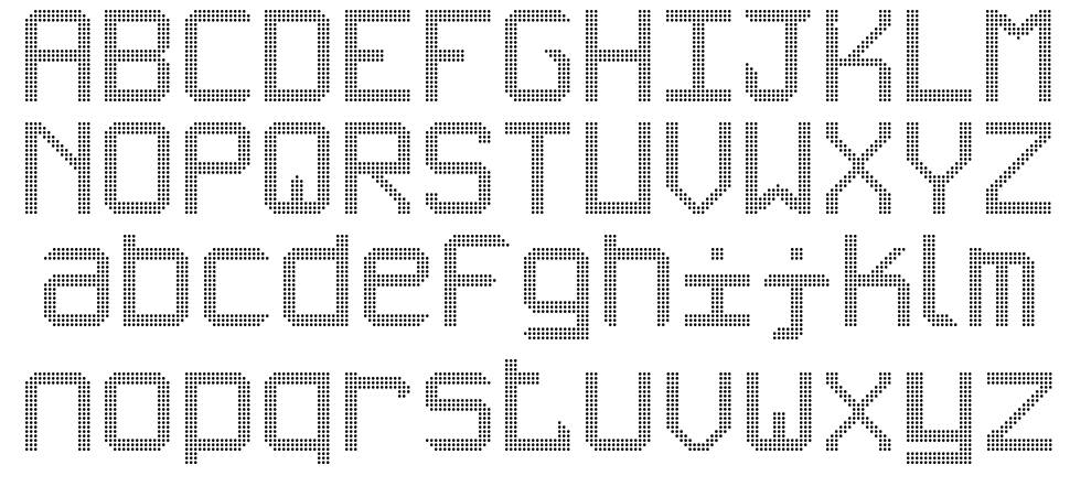 Tripleled ST font Örnekler